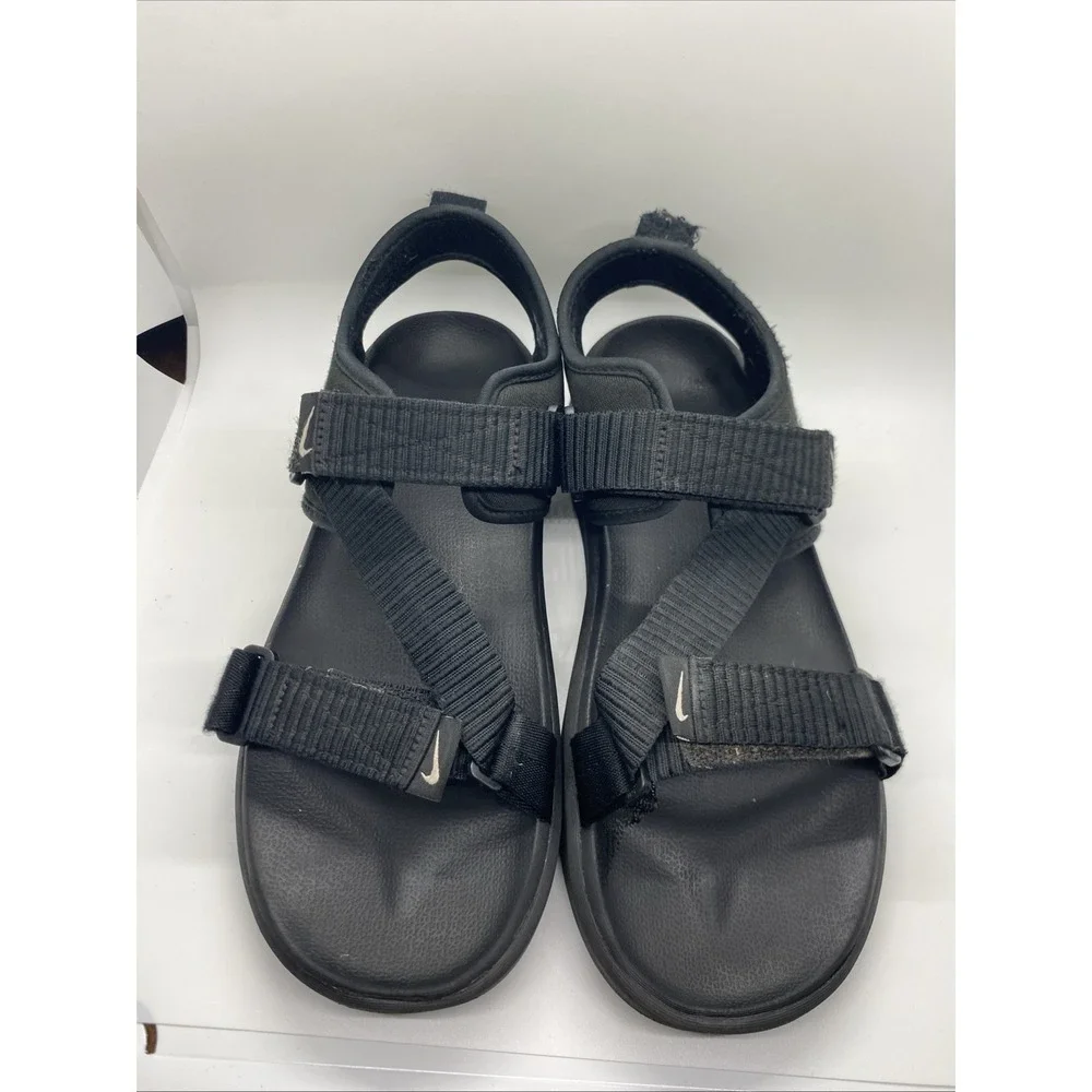 Nike Vista Men's Size 10 Sport Loop Strap Sandals Black w/ White DJ6606-001